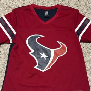NFL Texans Red and Blue Women's Jersey